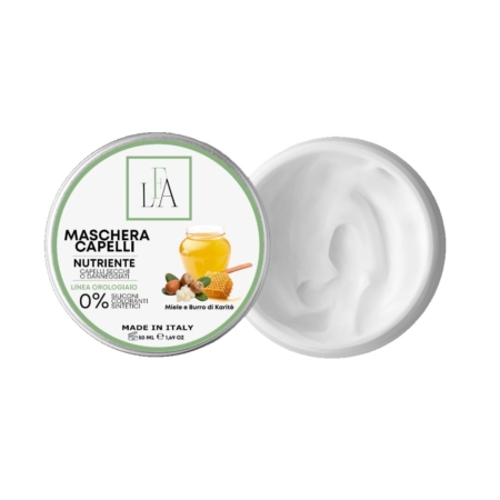 Maschera per capelli al miele